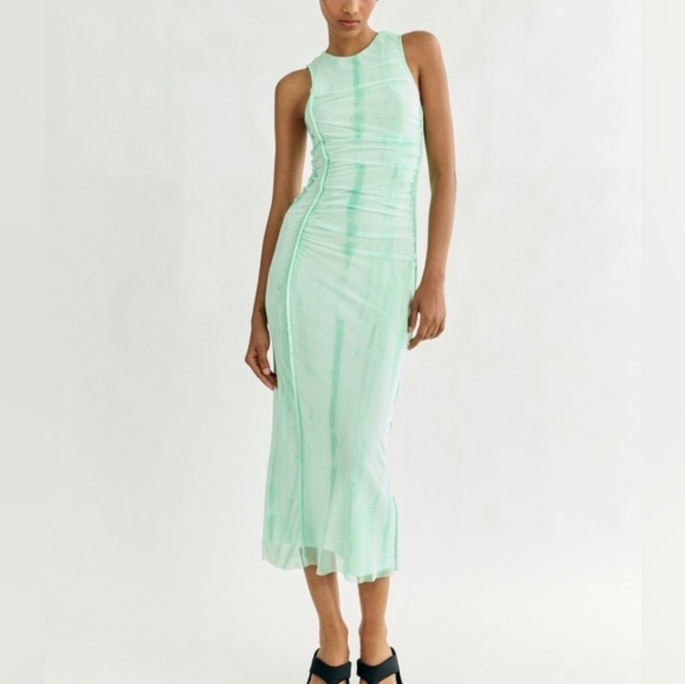 Zara tulle sheer dress size S